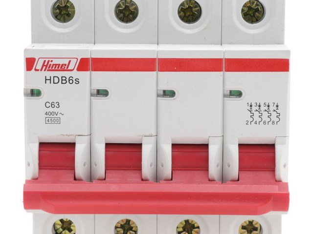 Mcb Himel HDB9H634C16 4P 16A 10kA  