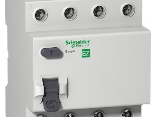 Rccb EZ9R34440 4P 400V schneider