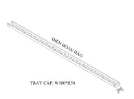 KHAY CÁP W100 H50