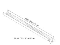 KHAY CÁP W250 H100