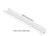 KHAY CÁP W300 H100