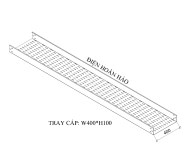 KHAY CÁP W400 H100