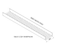 KHAY CÁP W400 H150