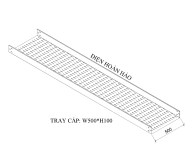 KHAY CÁP W500 H100