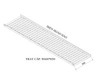 KHAY CÁP W600 H50