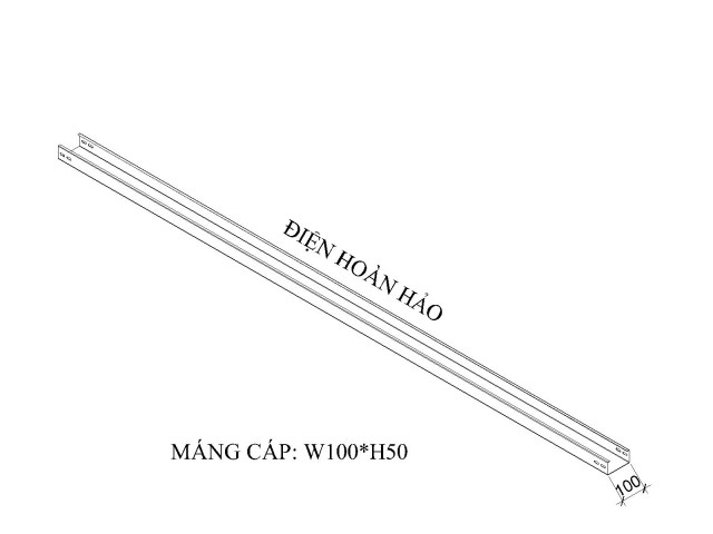 Máng cáp W100 H50