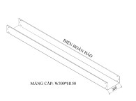 Máng cáp W300 H150