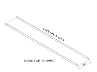 Máng cáp W400 H50
