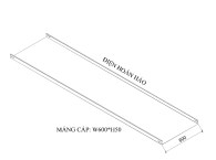 Máng cáp W600 H50