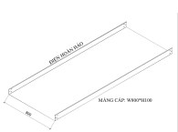Máng cáp W800 H100