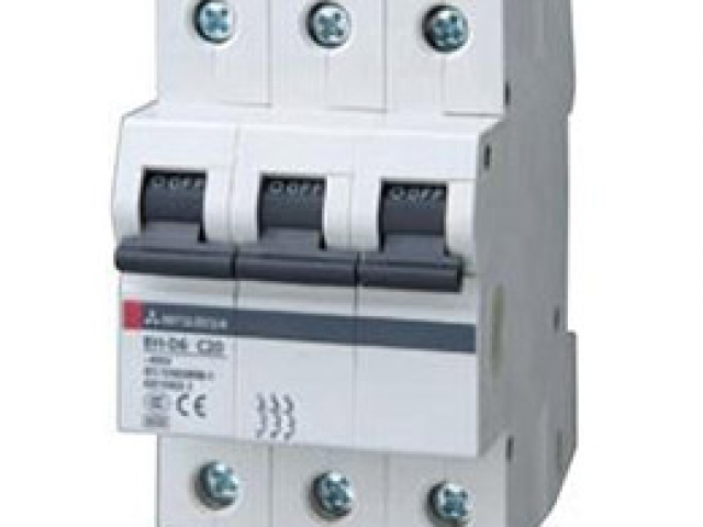 Mcb Mitsubishi BH-D6 3P 6A 6KA