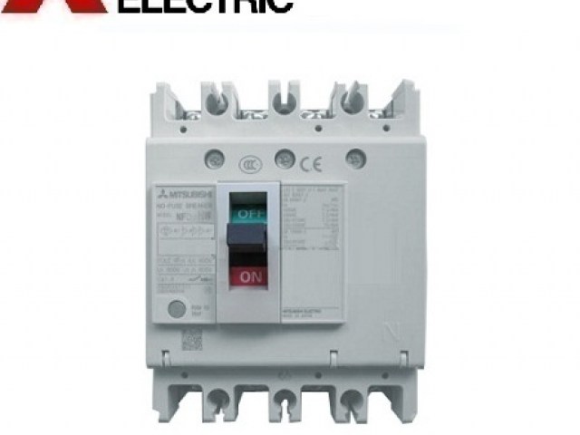 Mccb Mitsubishi NF125-SGV 4P (16~20,20~25, 25~32,  32~40, 35~50, 45~63,  36KA