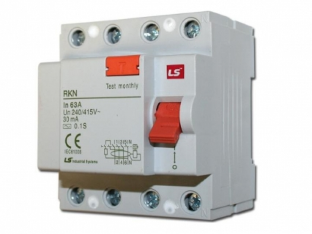 Rccb LS RKN-b 3P+N 80~100A