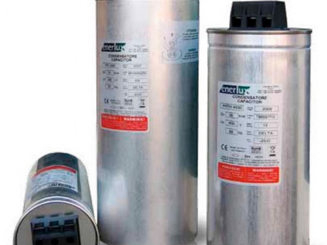 Tụ Khô ( Loại Tròn ) Enerlux  5Kvar - 440V - 50Hz  75D*163H